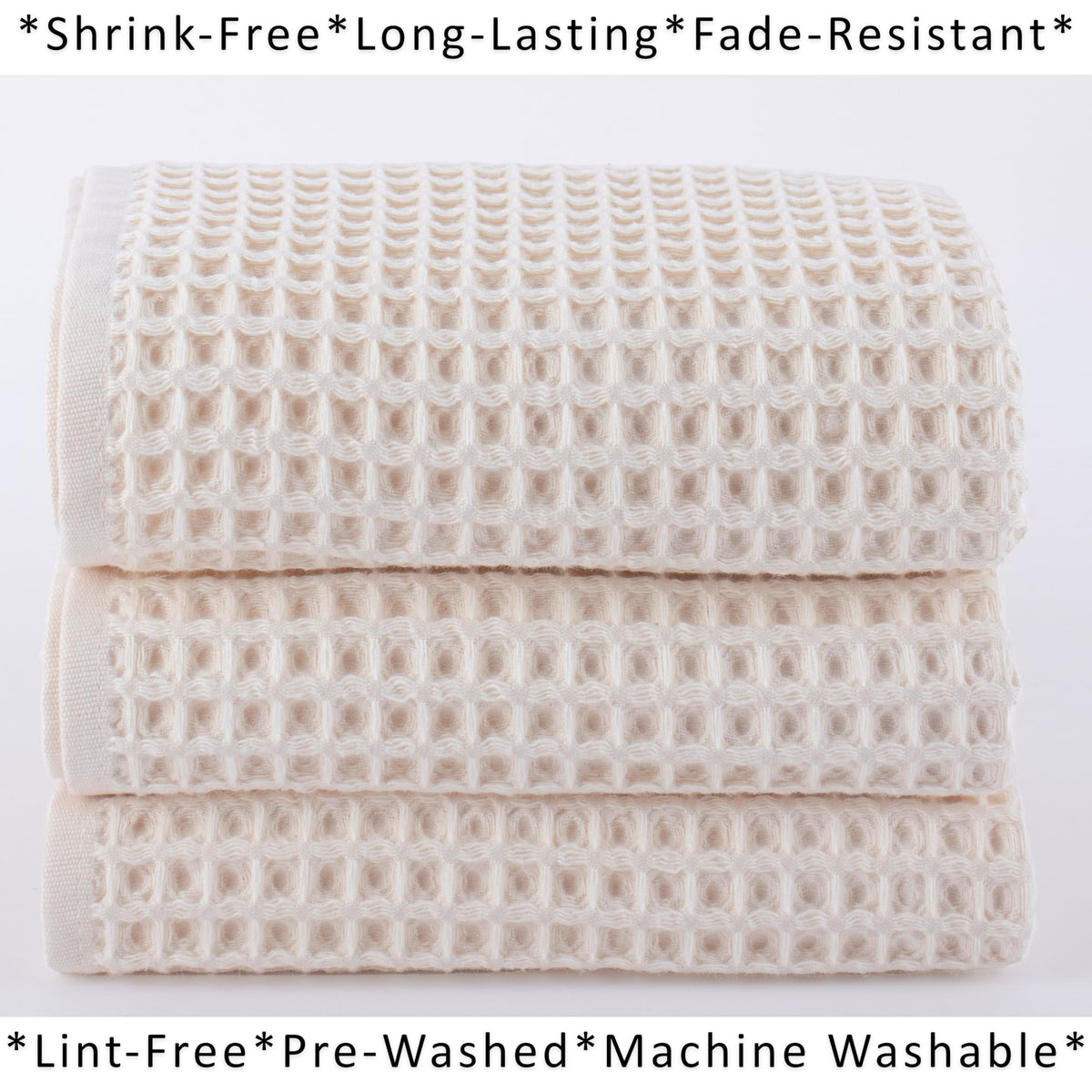 Puskul towels provide lint-free surfaces for glass and dishes.