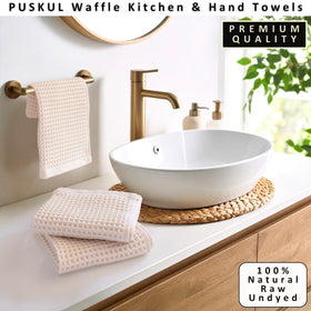 Puskul pre-washed towels resist shrinking and stay soft.