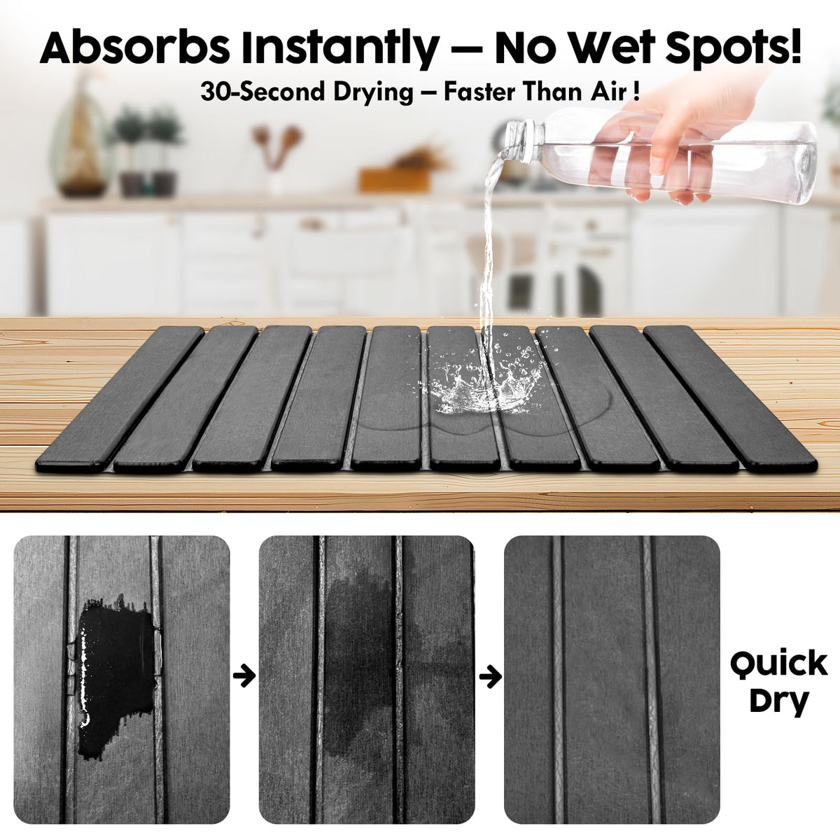Puxinargo protects countertops and catches drips during dishwashing