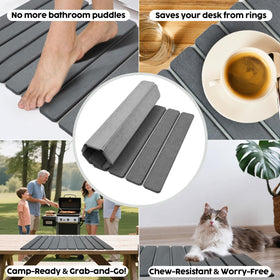Puxinargo drain rack included with the mat for drainage
