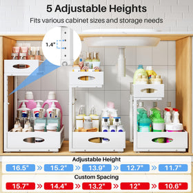 PXRACK 3-inch edge prevents tipping for tall bottles.