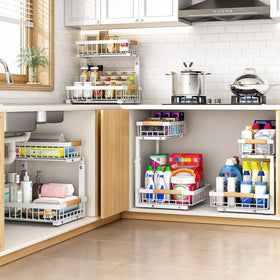PXRACK easy installation under-sink organizer in minutes