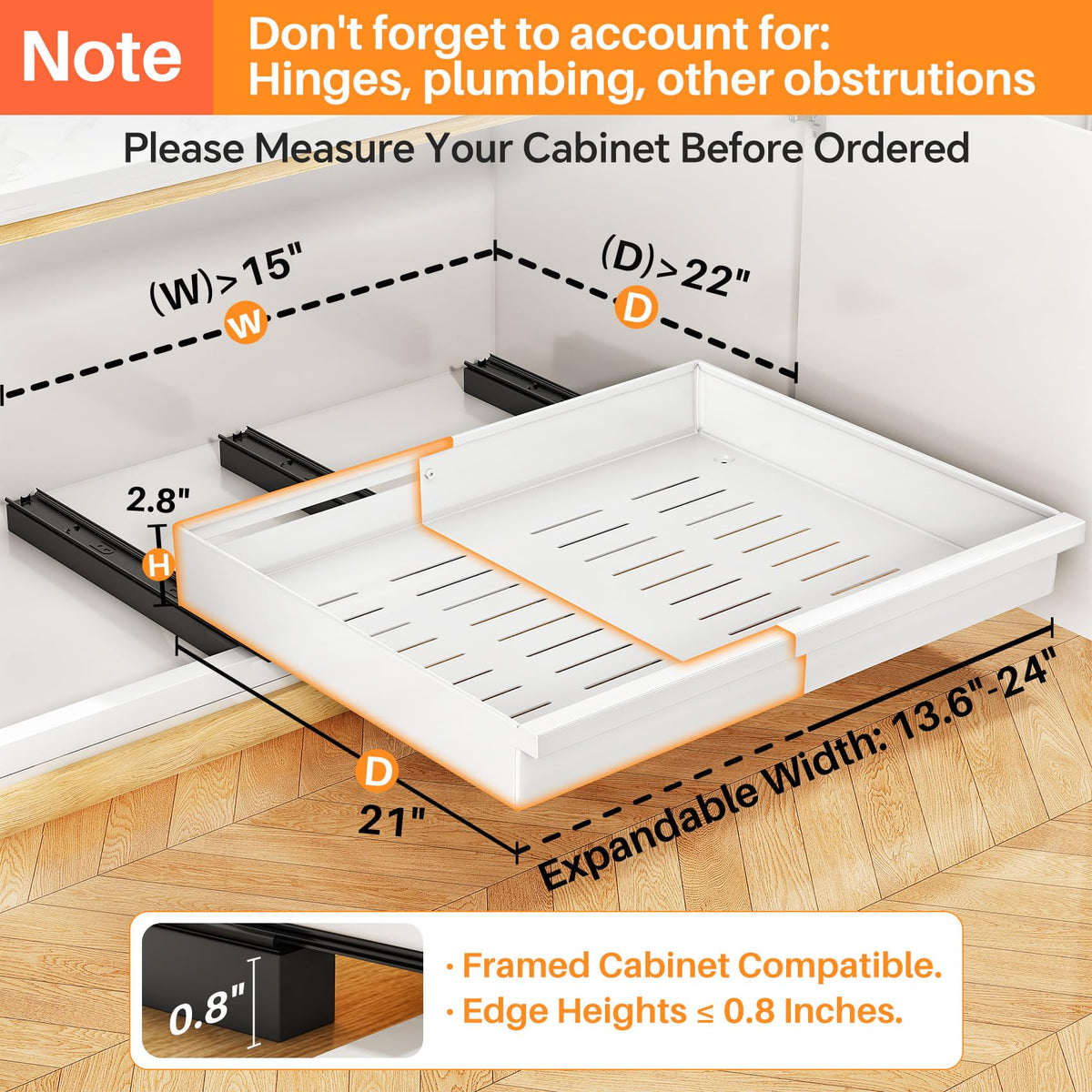 PXRACK three full-extension slides provide smooth, quiet access