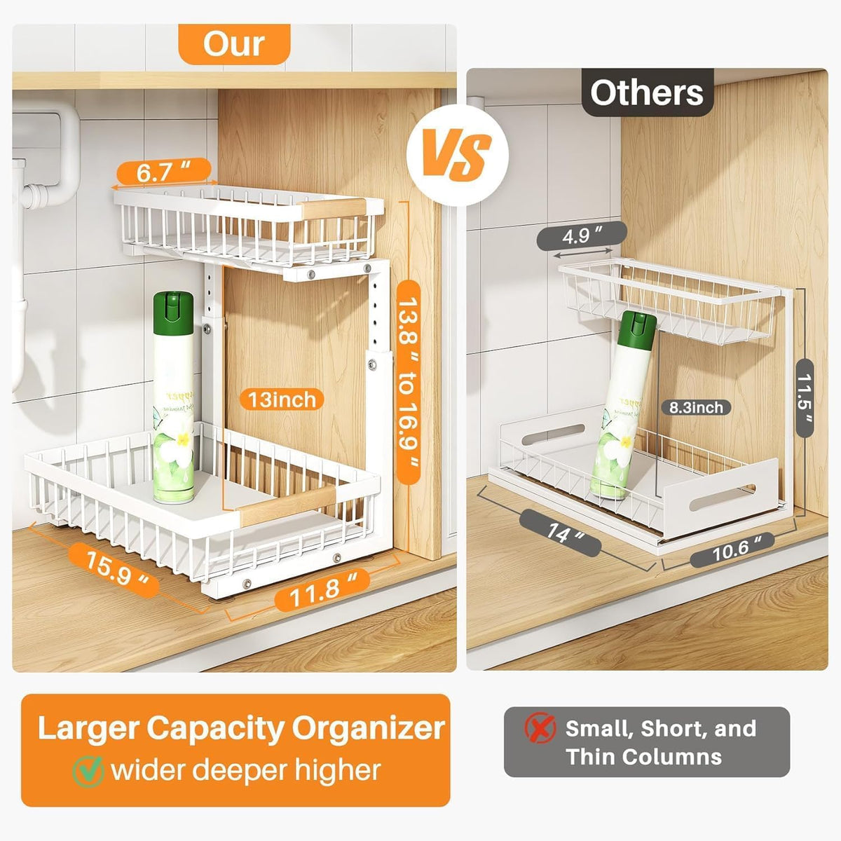 PXRACK two-tier pull-out drawer for easy cabinet access