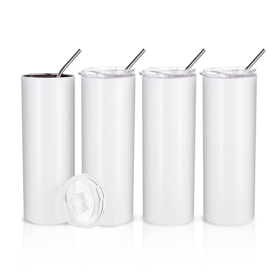 PYD Life skinny tumbler 20oz side view for easy full-wrap sublimation