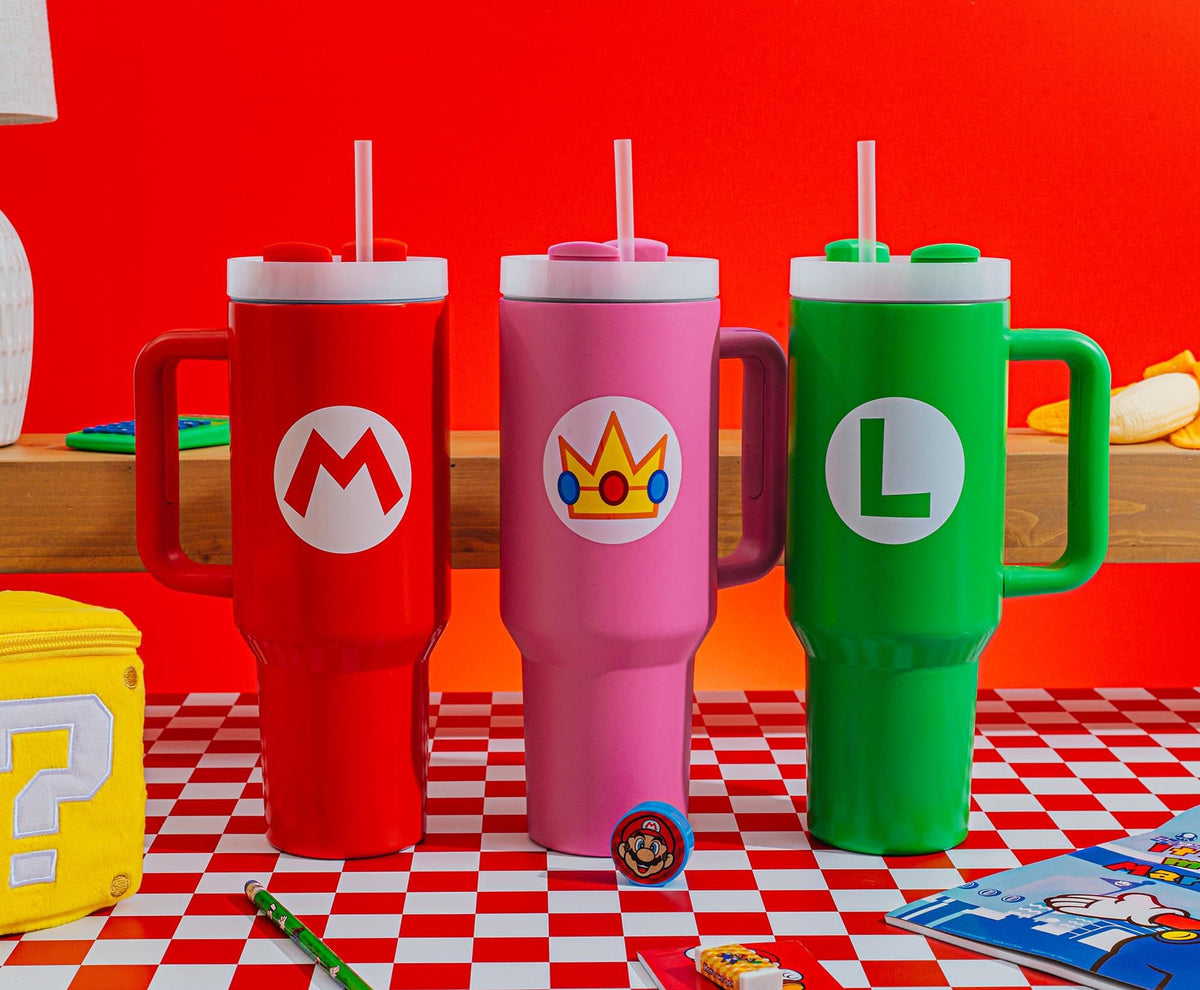 Pyramid America Mario tumbler designed for everyday rituals and play