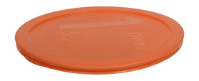 Pyrex lid in use on 1.5qt bowl for meal prep storage.