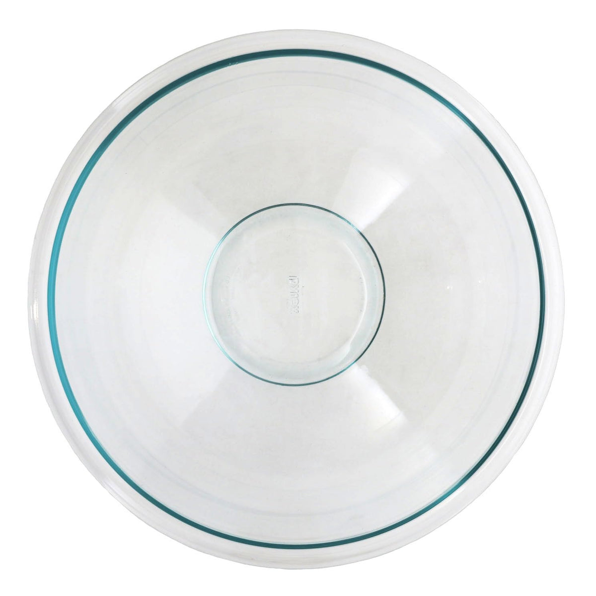 Pyrex 326 4-quart glass mixing bowl, dishwasher safe for easy cleanup.
