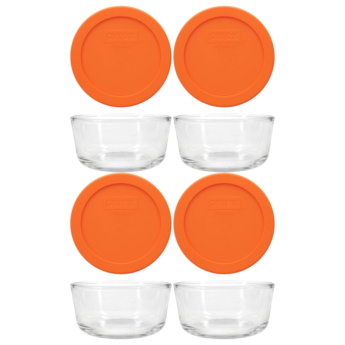Pyrex 7200 2-cup glass bowl ready for oven use