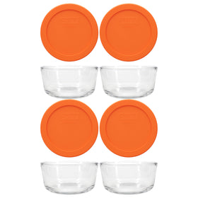Pyrex 7200 2-cup glass bowl ready for oven use