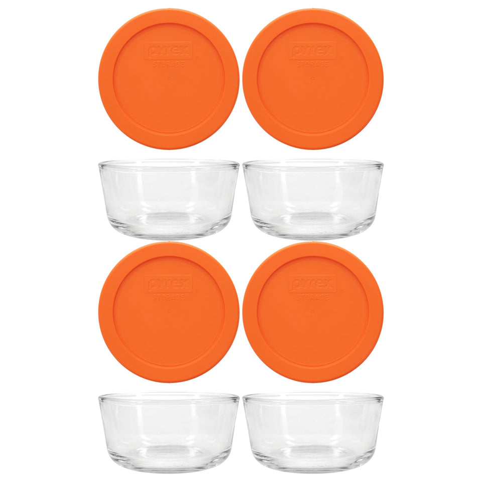 Pyrex 7200 2-cup glass bowl ready for oven use