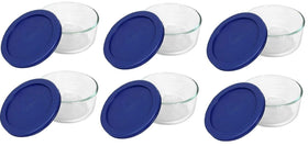 Pyrex 7200 2-cup glass bowl for safe, reusable food storage.