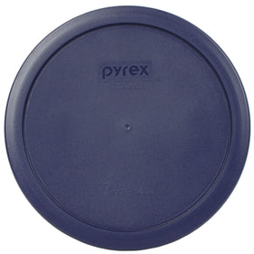 Pyrex 2-cup dark blue lid keeps contents secure in the freezer