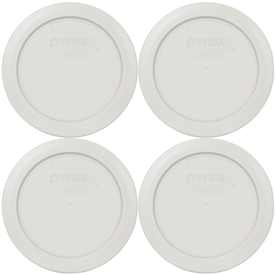Pyrex 7200-PC lid, sleek silver, securely seals 2-Cup bowls for fridge and microwave