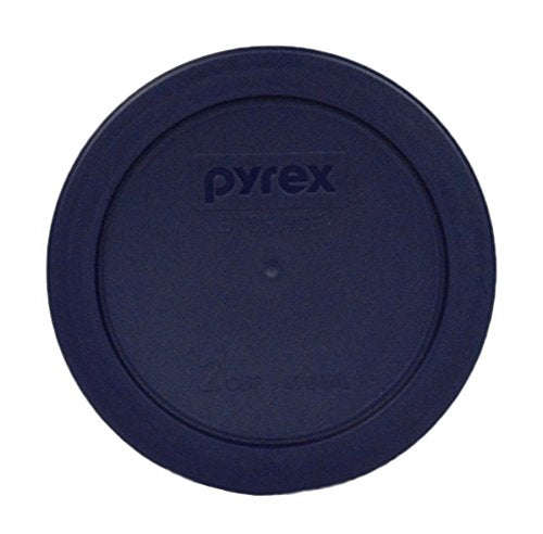 Pyrex 7200-PC blue lid closeup highlighting top-rack dishwasher-safe convenience