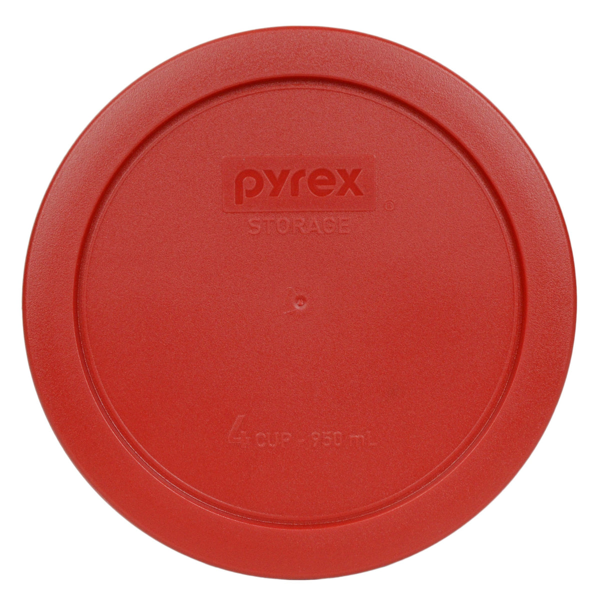 Close-up of Pyrex 7201-PC lid showing durable BPA-free plastic.