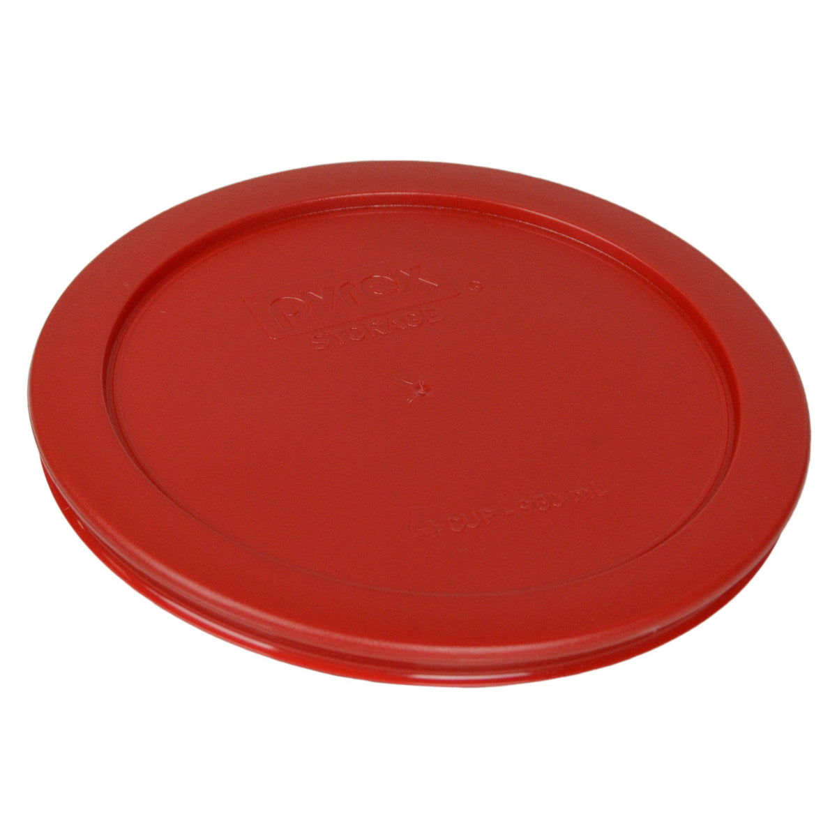 Bottom alignment of Pyrex 7201-PC lid with 7201 base for a snug seal.