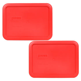Pyrex 7210-PC red replacement lids for 3-cup dish, secure fridge storage