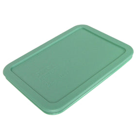 Pyrex 7210-PC lid set shown as top rack dishwasher-safe for easy cleaning.
