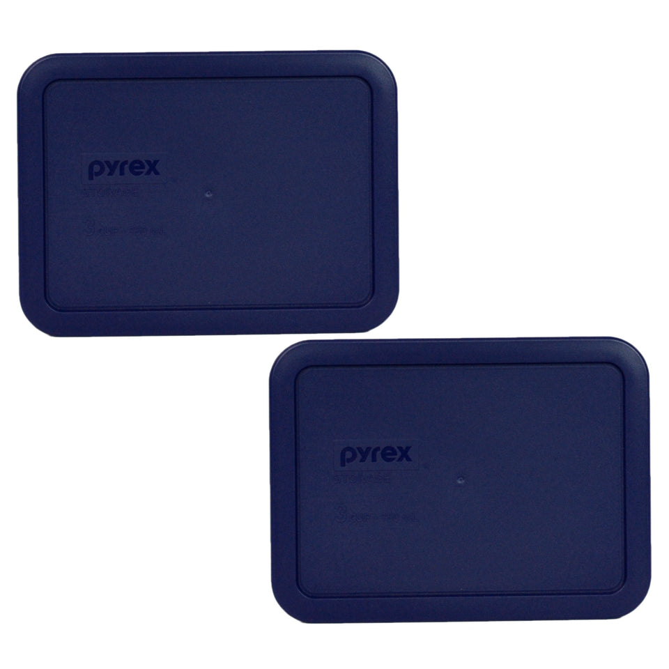 Pyrex 7210-PC blue lid for 3-cup containers ensures airtight storage.