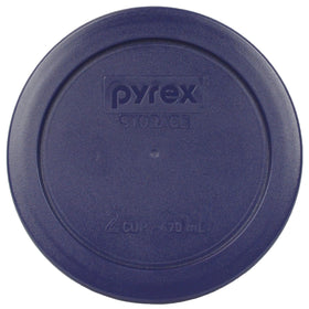Pyrex 6/7-cup dark blue lid fits large glass containers
