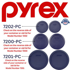 Pyrex blue 2-cup lid designed for convenient freezer and microwave prep