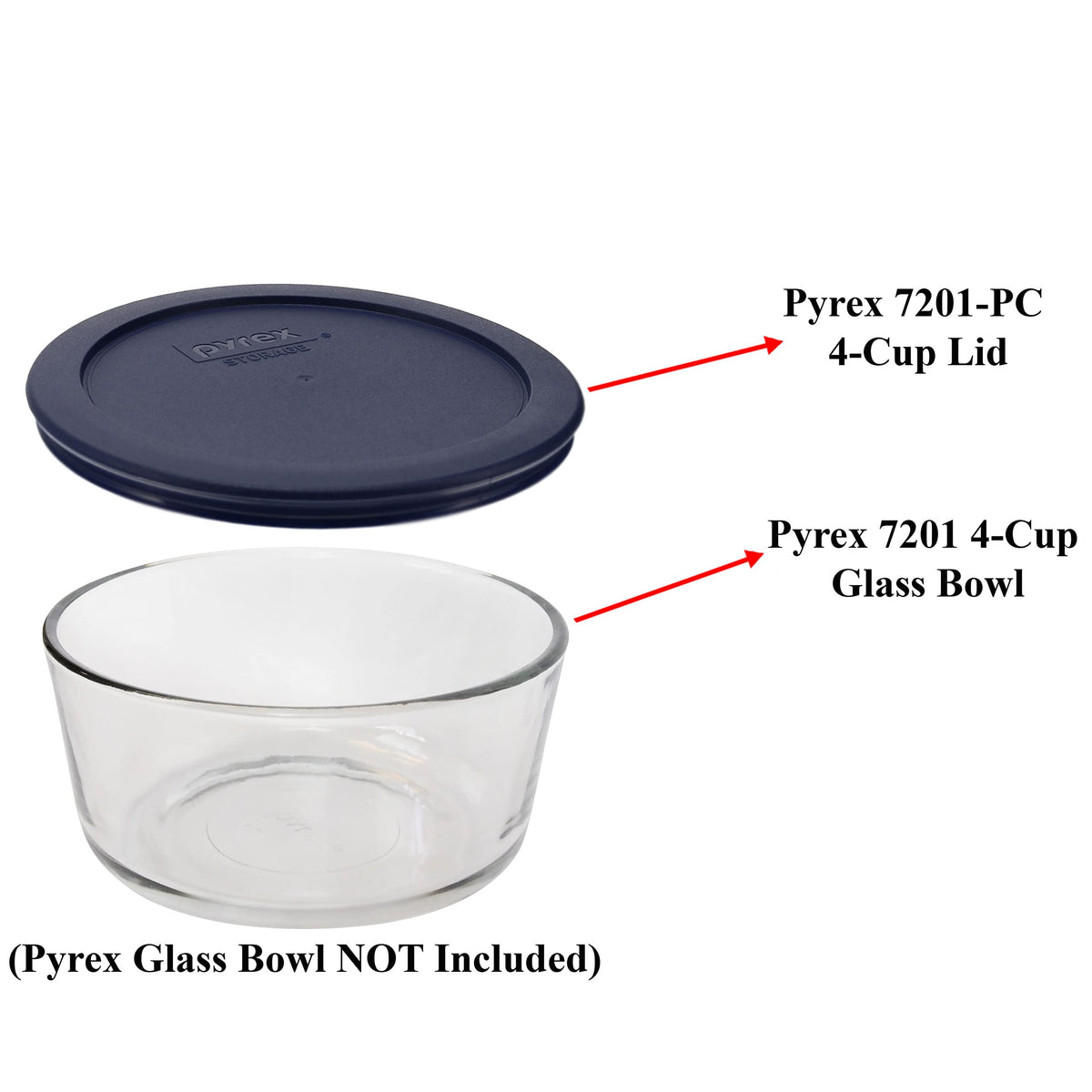 Pyrex BPA-free plastic lid durable and resistant to stains and odors.
