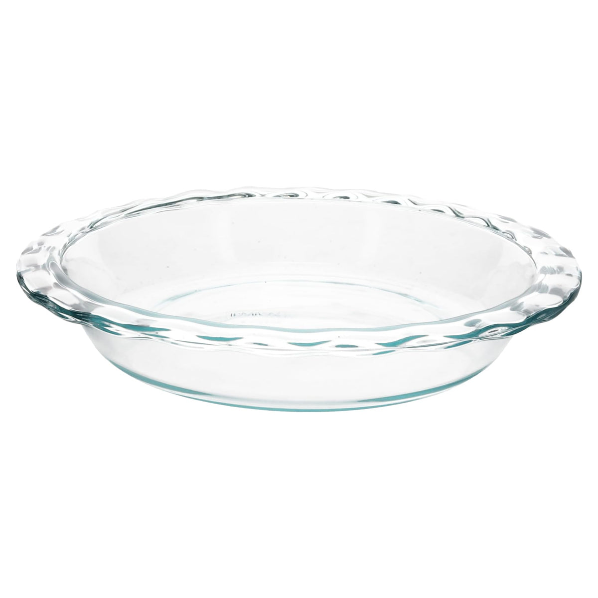 Pyrex C-209 clear pie plate, 9.5-inch size, for even baking and easy serving.