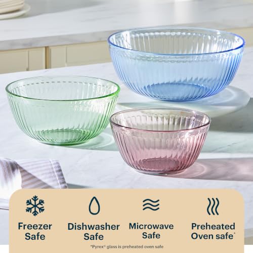 Medium tinted bowl ready for batter mixing and mid-size prep