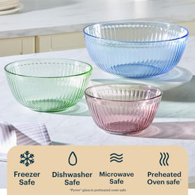 Medium tinted bowl ready for batter mixing and mid-size prep