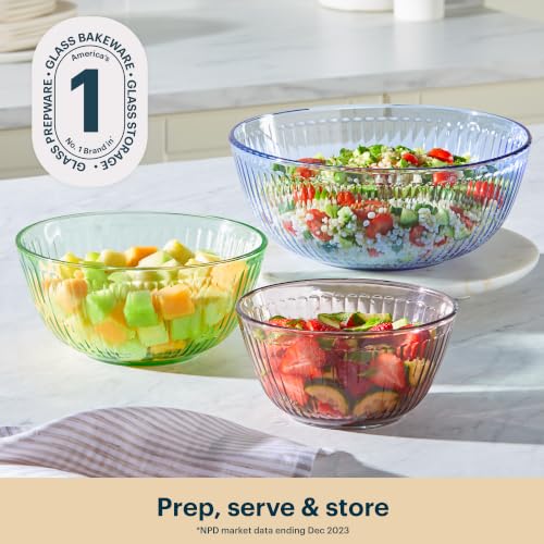 Bowls nested for compact storage and space saving