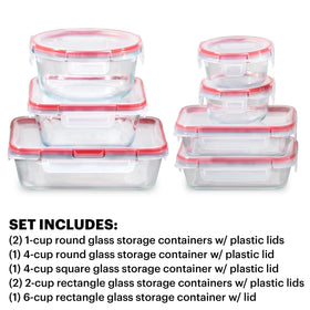 Pyrex Freshlock lids lock tightly to prevent leaks during transport.