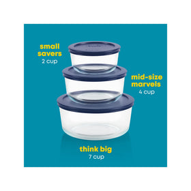Pyrex Simply Store Dishwasher-Safe Containers for easy cleanup.