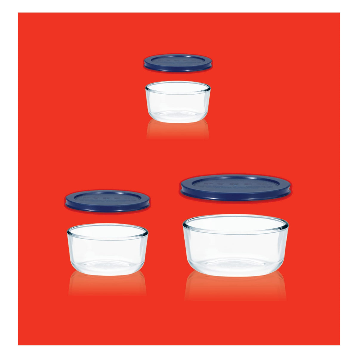 Pyrex Simply Store Microwave-Safe Glass for quick reheats.