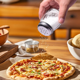 PYVYLO coarse-seasonings shaker ideal for oregano and chili flakes.