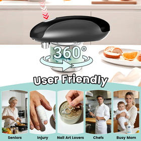 Pyxfeiiu hands-free operation reduces grip strain during cooking