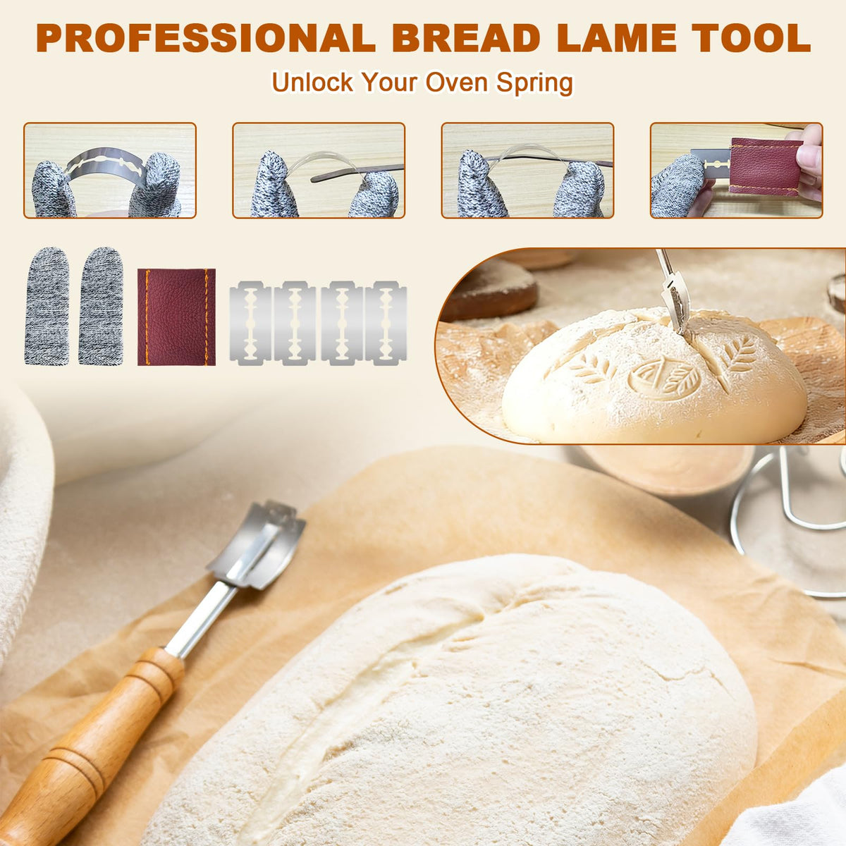 Qalvyn dough whisk ideal for light, even ingredient integration