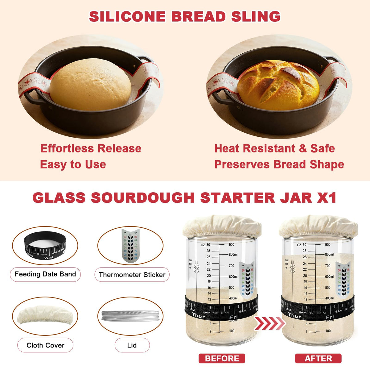Qalvyn Bread Lame with thumb guard for safe blade handling