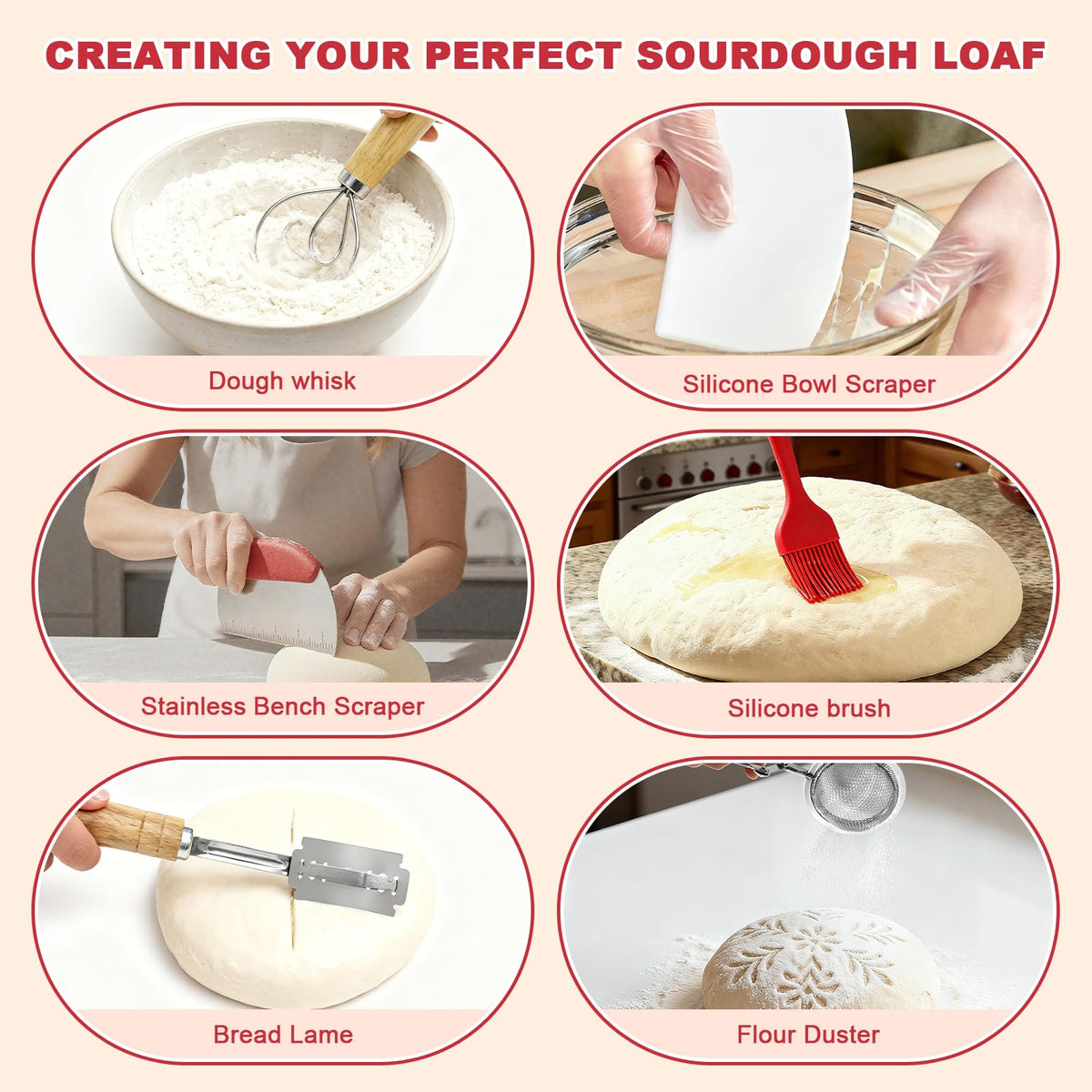 Qalvyn 30oz Sourdough Starter Jar with integrated scale