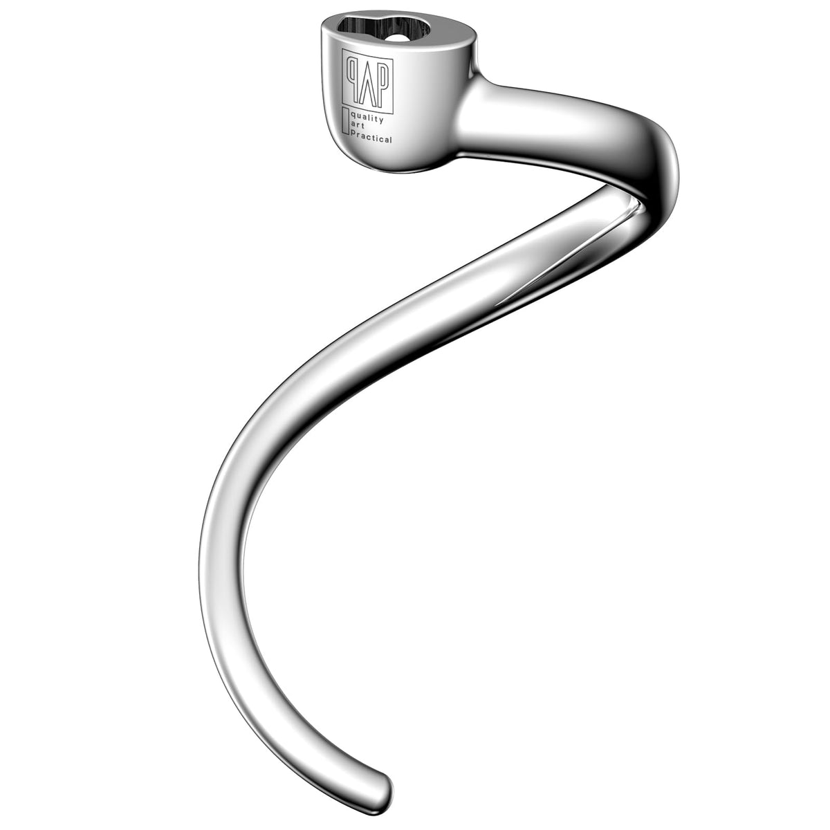 QAp Quality Art Practical durable spiral dough hook for faster kneading.