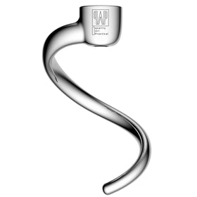 qAp Quality Art Practical stainless steel dough hook assembly improves kneading for KitchenAid mixers