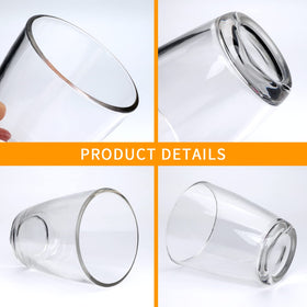 QAPPDA dishwasher-safe 7oz glasses for quick cleanup after meals.