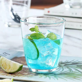 QAPPDA durable thick-glass cups keep beverages steady for daily use.