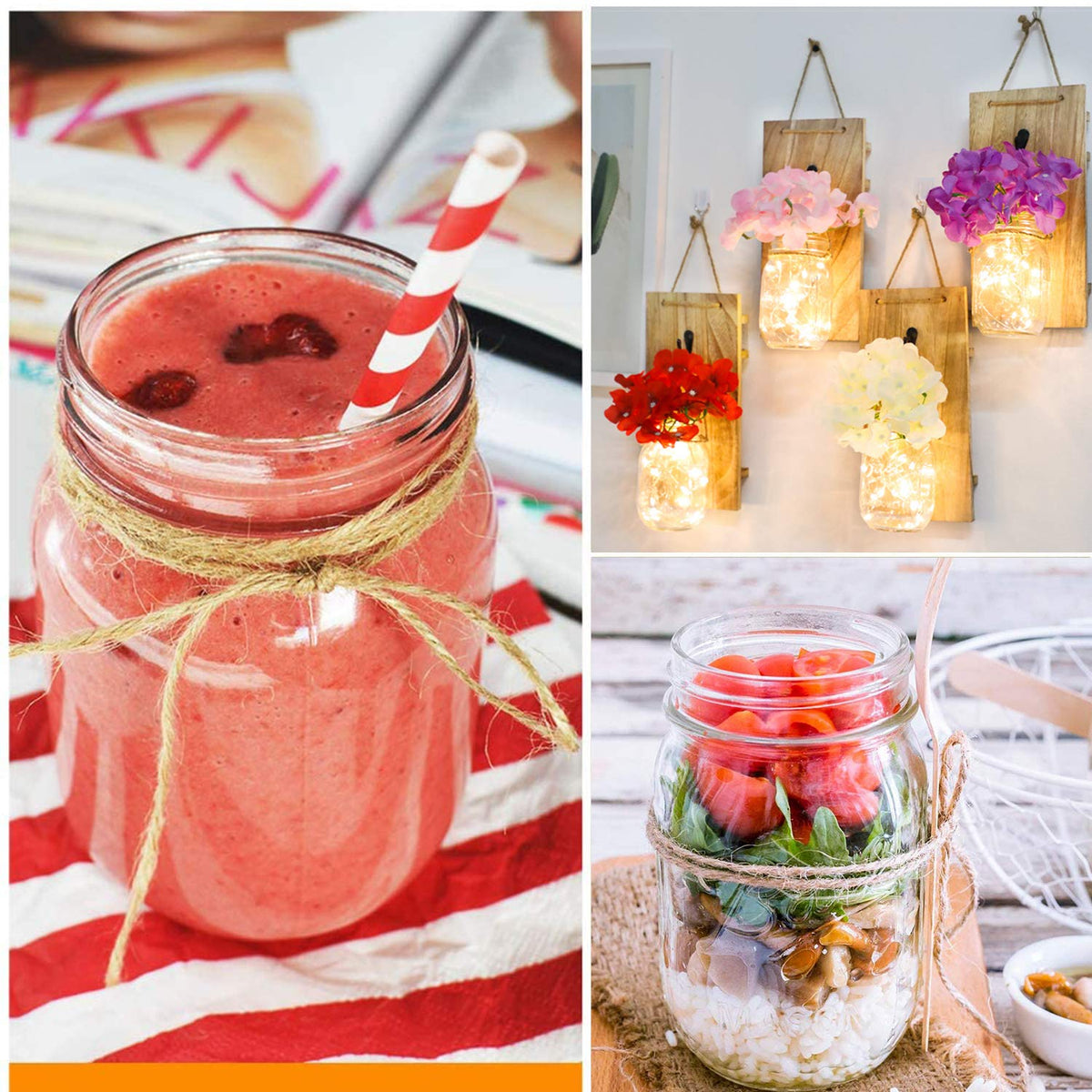 QAPPDA transparent canister helps organize spices and baking supplies.