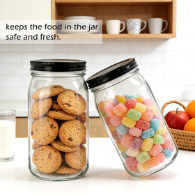 QAPPDA 32 oz jars perfect for meal prep and portioning.