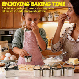 Qbily cookie cutters gift-ready packaging for baking enthusiasts