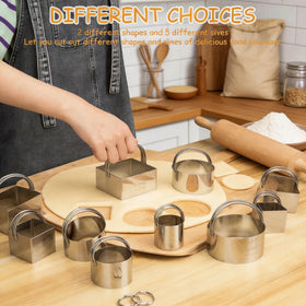 Qbily stainless steel cutters durable and rust-resistant