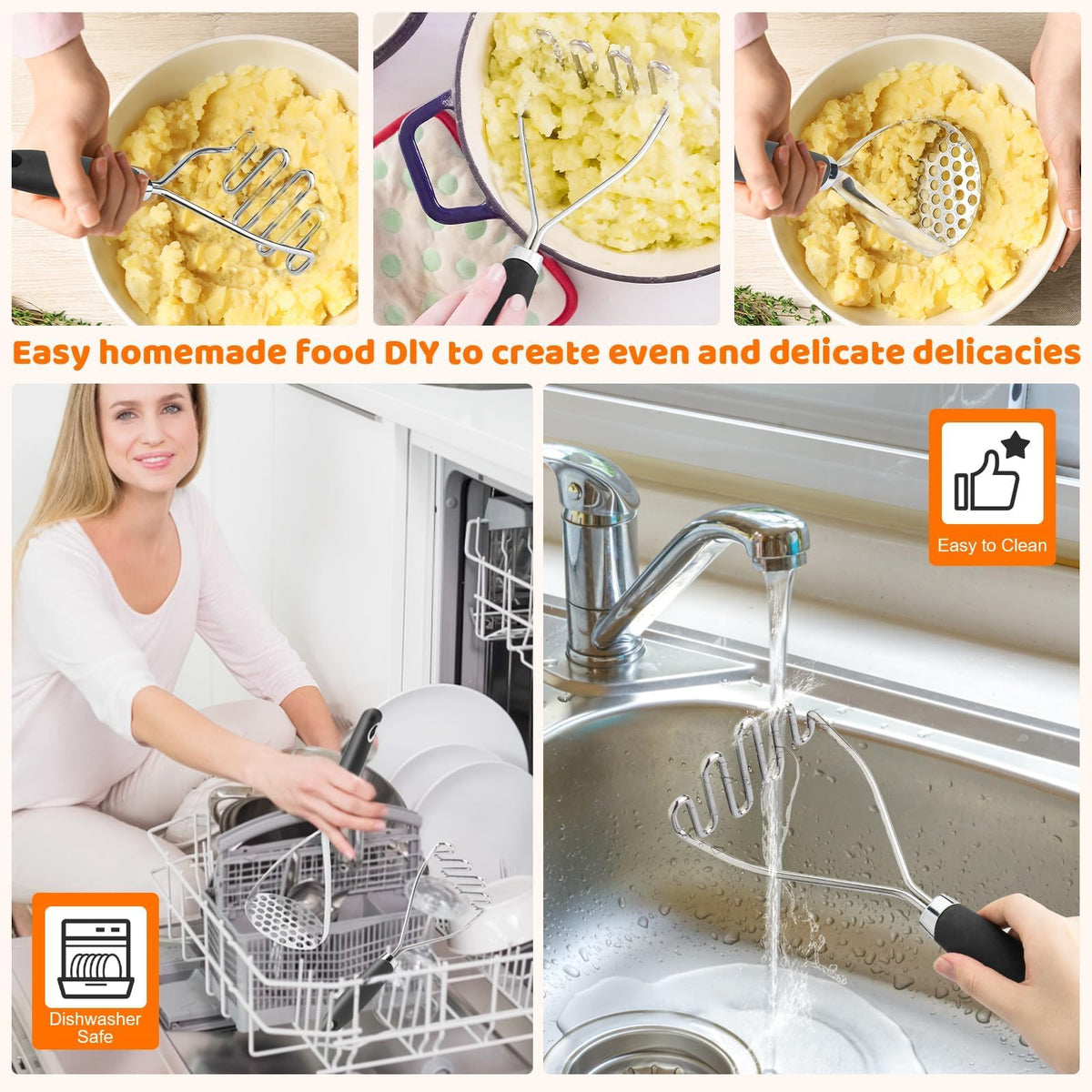 QBily space-saving design helps compact storage in busy kitchens.