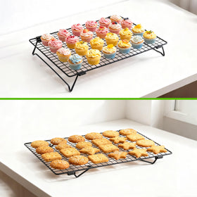 QCCTPUU compact storage rack stacks neatly for cupboards or walls