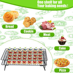 QCCTPUU cookie cooling rack keeps treats evenly cooled for rapid baking